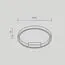 Maytoni Decorative MOD058CL-L25WK Светильник потолочный светодиодный Rim, изображение 5