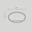 Maytoni Decorative MOD058CL-L50BSK Светильник потолочный светодиодный Rim, изображение 5