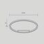 Maytoni Decorative MOD058CL-L65BSK Светильник потолочный светодиодный Rim, изображение 5
