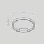 Maytoni Decorative MOD058CL-L25BK Светильник потолочный светодиодный Rim, изображение 3