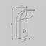 Maytoni Outdoor O446WL-L7GF3KSR Настенный светильник Stock, изображение 7