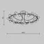 Maytoni Decorative MOD081CL-L48G3K Люстра потолочная светодиодная Tessara, изображение 5