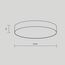 Maytoni C032CL-45W3K-RD-B Потолочный светильник Zon 3000K 45W 120°, изображение 8