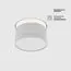 Maytoni Technical C032CL-12W3K-RD-MG Светильник потолочный светодиодный Zon, изображение 8