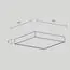 Maytoni Technical C032CL-45W4K-SQ-B Светильник потолочный светодиодный Zon, изображение 9