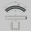 Maytoni Led Strip ALM-3535R-B-D-90°-0.3M Радиусный профиль 35x35 Ø320мм, изображение 11