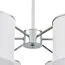 LUMION 6591/6 CLASSI LN25 62 хром/белый, металл/текстиль Люстра подвесная E14 6*40W 220V SUNTORI, изображение 3