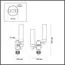 LUMION 5274/2W CLASSI LN23 35 золотой Бра E14 2*40W 220V KAMILLA, изображение 2