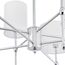 LUMION 6589/8C CLASSI LN25 60 хром/белый, металл/текстиль Люстра потолочная E14 8*40W 220V LATTI, изображение 4