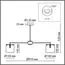 LUMION 6591/8 CLASSI LN25 62 хром/белый, металл/текстиль Люстра подвесная E14 8*40W 220V SUNTORI, изображение 2