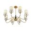 LUMION 6590/8 CLASSI LN25 57 латунь/мятный зеленый, металл, керамика/текстиль Люстра подвесная E14 8*40W 220V ANRI, изображение 5
