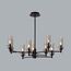 LUMION 6555/9C CLASSI LN25 30 черный/дымчатый/металл/стекло Люстра потолочная E14 9*40W 220V MADONNA, изображение 4