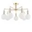 LUMION 6580/7C CLASSI LN25 54 французское золото, серый/белый металл, керамика/стекло Люстра потолочная E14 7*40W 220V VIVIEN
