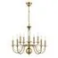 LUMION 8033/10 CLASSI LN25 16 медь, металл/стекло Люстра подвесная Е14 10*40W 220V INCANTO