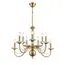 LUMION 8033/10 CLASSI LN25 16 медь, металл/стекло Люстра подвесная Е14 10*40W 220V INCANTO, изображение 7