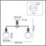 LUMION 6580/7C CLASSI LN25 54 французское золото, серый/белый металл, керамика/стекло Люстра потолочная E14 7*40W 220V VIVIEN, изображение 2