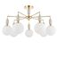 LUMION 6580/7C CLASSI LN25 54 французское золото, серый/белый металл, керамика/стекло Люстра потолочная E14 7*40W 220V VIVIEN