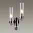 LUMION 5275/2W CLASSI LN23 37 черный хром Бра E14 2*40W 220V KAMILLA, изображение 3