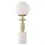 LUMION 6580/1T CLASSI LN25 53 французское золото, серый/белый металл, керамика/стекло Лампа настольная E14 1*40W 220V VIVIEN