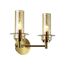 LUMION 6554/2W CLASSI LN25 27 бронза/коньячный/металл/стекло Бра E14 2*40W 220V MADONNA, изображение 3