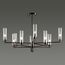 LUMION 5275/10C CLASSI LN23 38 черный хром Люстра потолочная E14 10*40W 220V KAMILLA, изображение 3