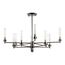 LUMION 5275/10C CLASSI LN23 38 черный хром Люстра потолочная E14 10*40W 220V KAMILLA