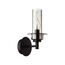 LUMION 6555/1W CLASSI LN25 29 черный/дымчатый/металл/стекло Бра E14 1*40W 220V MADONNA