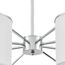 LUMION 6591/8 CLASSI LN25 62 хром/белый, металл/текстиль Люстра подвесная E14 8*40W 220V SUNTORI, изображение 3