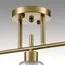 LUMION 8188/3C COMFI LN25 190 латунь/прозрачный, металл/стекло Потолочный светильник E14 3*40W 220V VIVIAN, изображение 9