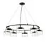 LUMION 8232/8 COMFI LN25 193 черный/прозрачный, металл/стекло Светильник подвесной LED GX70 8*10W 220V NATALINA, изображение 4