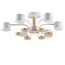 LUMION 8231/6C COMFI LN25 262 белый, металл/дерево/пластик Светильник потолочный LED GX53 6*9W 220V RONDO
