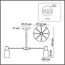 LUMION 8100/8C COMFI LN25 74 бронза/белый металл/стекло Люстра потолочная Е14 8*40W 220V MAVE, изображение 2