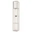 LUMION 8091/1F COMFI LN25 361 дерево/белый, дерево/текстиль Торшер Е27 1*60W 220V PRACTIC