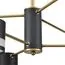 LUMION 8240/6C COMFI LN25 197 черный/латунь, металл/акрил Люстра потолочная LED GX53 6*7W 220V LANIKA, изображение 3