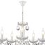 LUMION 8189/5 CLASSI LN25 23 белый,  металл/хрусталь Люстра E14 5*40W 220V SNOW, изображение 4