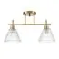 LUMION 8188/2C COMFI LN25 190 латунь/прозрачный, металл/стекло Потолочный светильник E14 2*40W 220V VIVIAN