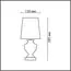 LUMION 8164/1T CLASSI LN25 000 серый, керамика/текстиль Настольная лампа E14 1*40W 220V BIANKA, изображение 2