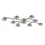 LUMION 8115/8C COMFI LN25 206 никель, металл Люстра потолочная LED GX53 8*7W 220V DABRA