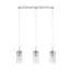 LUMION 8102/3A COMFI LN25 326 хром/прозрачный металл/металл Подвес Е14 3*40W 220V ISHA