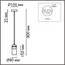 LUMION 8102/1A COMFI LN25 326 хром/прозрачный металл/металл Подвес Е14 1*40W 220V ISHA, изображение 2