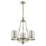 LUMION 6524/4 COUNTY LN23 39 античная латунь Люстра E27 4*60W 220V RIVERLY