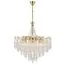 LUMION 8243/8 CLASSI LN25 22 латунь металл/хрусталь Люстра подвесная E14 8*40W 220V KRISTINA, изображение 7