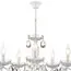 LUMION 8189/5 CLASSI LN25 23 белый,  металл/хрусталь Люстра E14 5*40W 220V SNOW, изображение 4