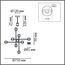 LUMION 8241/8C COMFI LN25 202 белый/хром, металл Люстра потолочная LED GX53 8*7W 220V KARINA, изображение 2