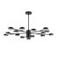 LUMION 8117/15 COMFI LN25 195 черный, металл Люстра LED GX53 15*7W 220V TORINA
