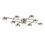 LUMION 8115/8C COMFI LN25 206 никель, металл Люстра потолочная LED GX53 8*7W 220V DABRA, изображение 5