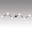 LUMION 8187/6C COMFI LN25 207 черный, металл Люстра потолочная LED GX53 6*7W 220V SANATA, изображение 3