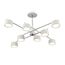 LUMION 8241/8C COMFI LN25 202 белый/хром, металл Люстра потолочная LED GX53 8*7W 220V KARINA, изображение 6