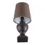 LUMION 8162/1T CLASSI LN25 000 коричневый, керамика/текстиль Настольная лампа E14 1*40W 220V BIANKA, изображение 3