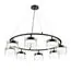 LUMION 8232/8 COMFI LN25 193 черный/прозрачный, металл/стекло Светильник подвесной LED GX70 8*10W 220V NATALINA, изображение 5